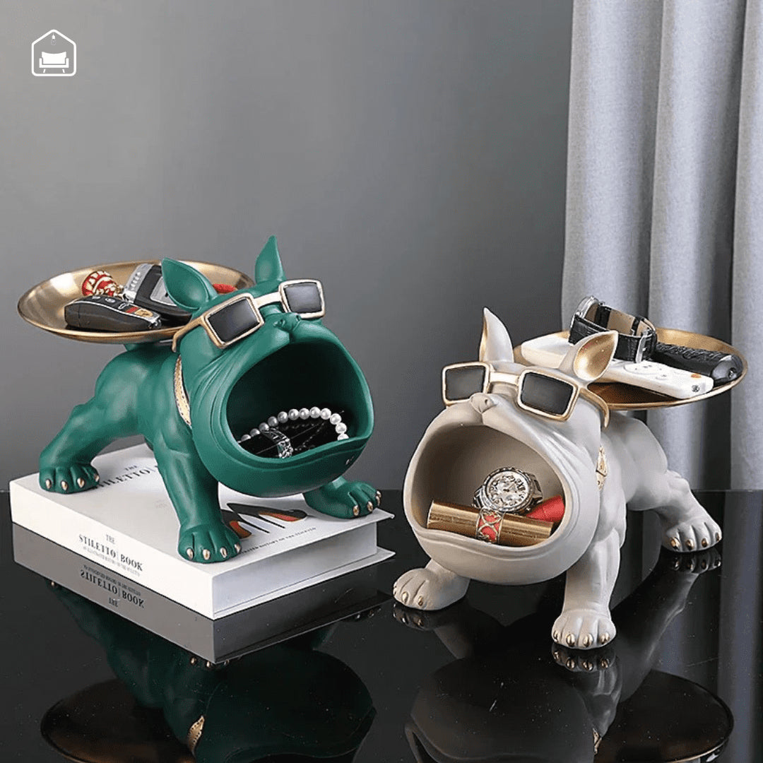 Bulldog Decor Porta Chave - Casamya