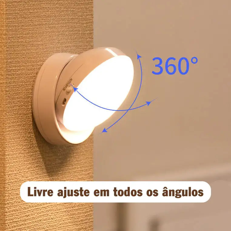 Luminária de Parede com Sensor de Presença