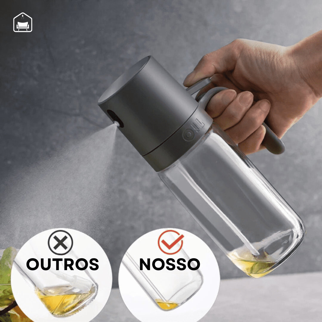 OilChef Borrifador de óleo 250ml - Vidro de Borosilicato - Casamya